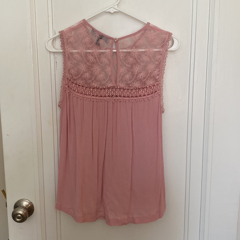 Sheer Sleeveless Top - Picture 2 of 5